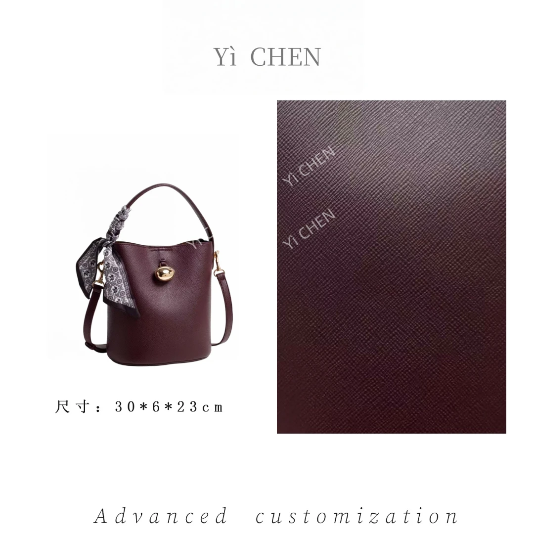 【Yì CHEN】QYX-81660-皇家红 简约时尚女士新款轻奢单肩斜跨包