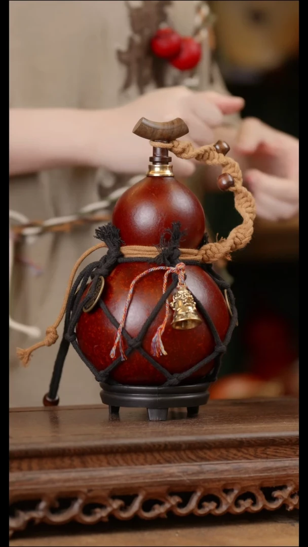 360号精品天然大漆酒葫芦一物一拍~