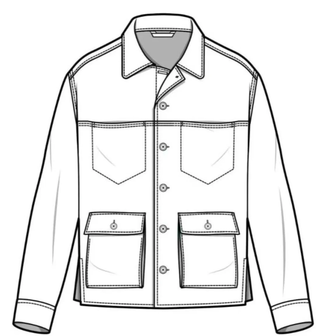 l棋盘格摇粒绒外套