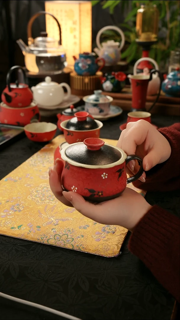 青云茶斋陶瓷茶具云裳茶咖杯*