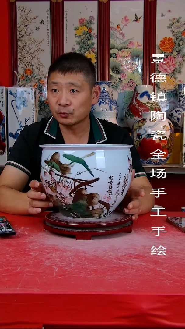 摆件景德镇陶瓷 全场手工手绘16