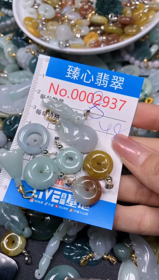 【闪购商品】翡翠颈饰未镶嵌含绳0002937