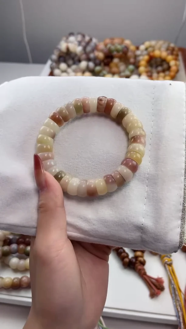 手串菩提根/象牙果r70紫美人玉化碗肠12mm手串