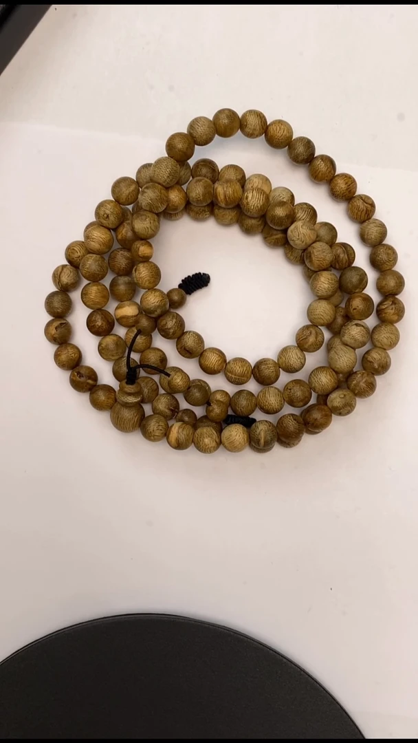 沉香手串大****好AWG1347文莱黑棋 天然野多样性发一