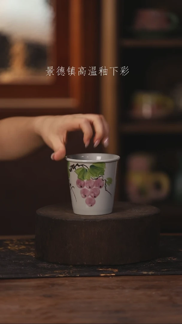 陶瓷景德镇高温釉下手绘陶瓷165