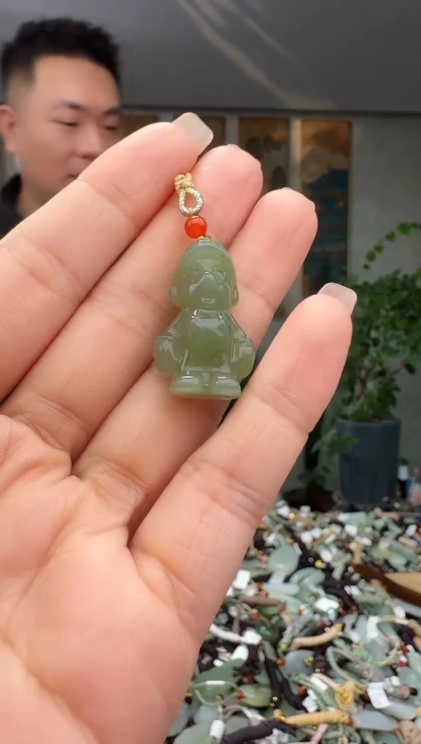 颈饰未镶嵌和田玉拍一发一多样性发货