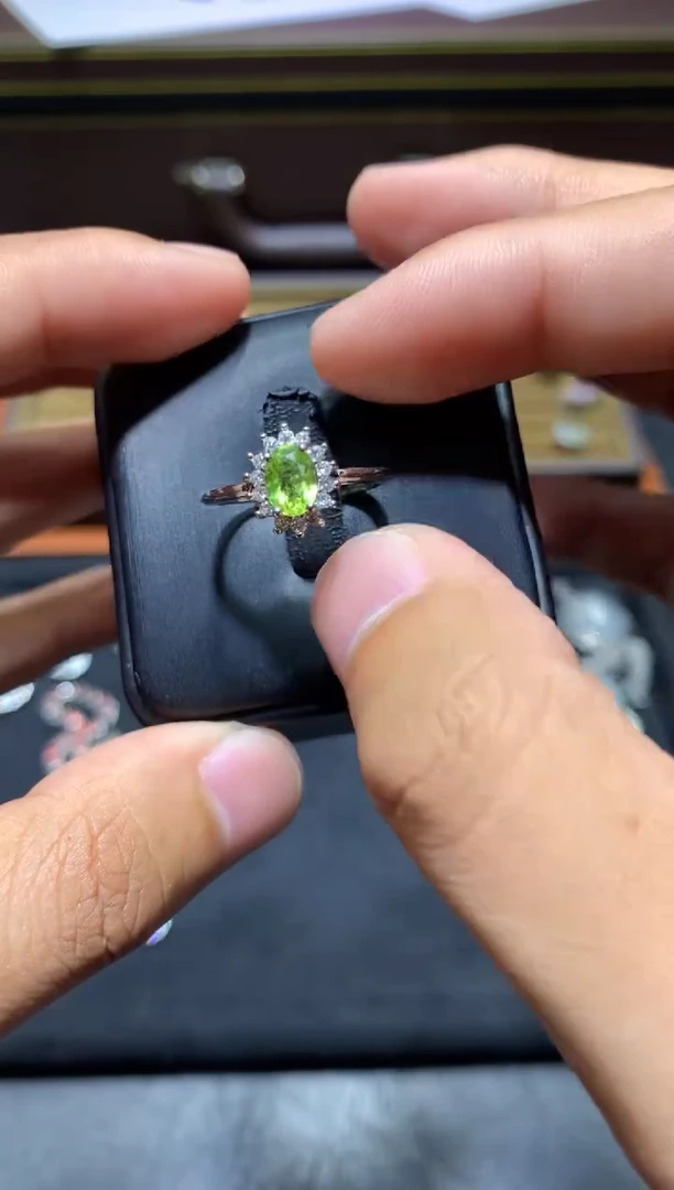 未镶嵌戒指橄榄石K68【多样性发其一】