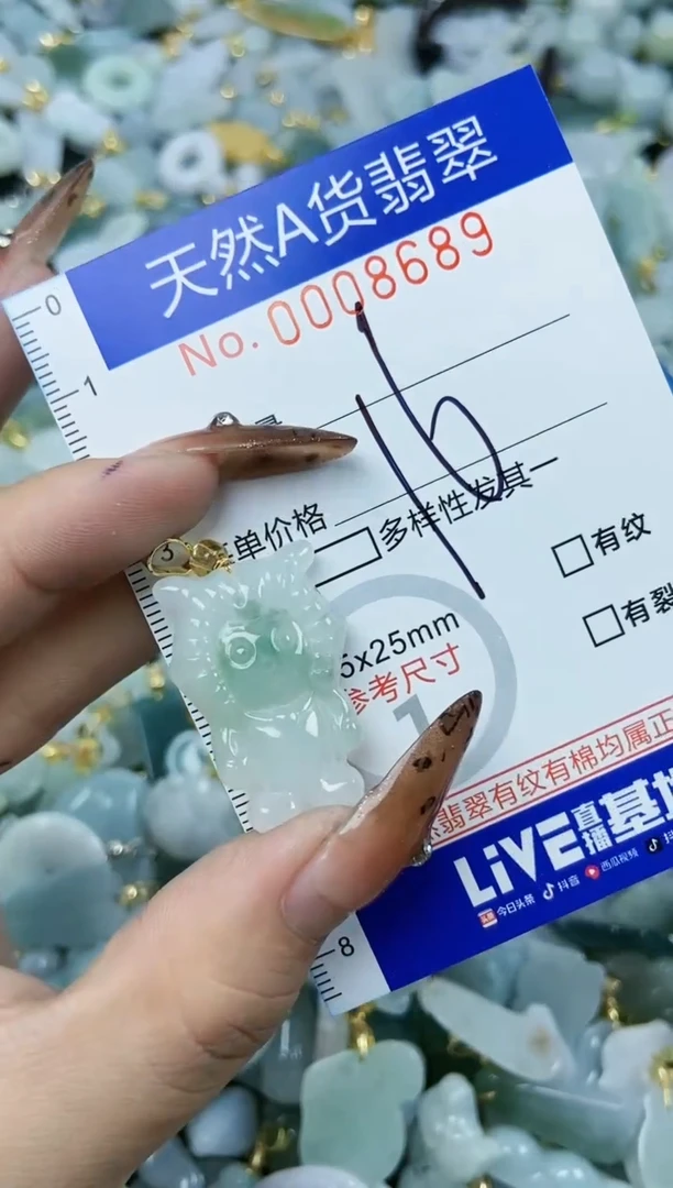 【闪购商品】翡翠颈饰未镶嵌天然A货翡翠