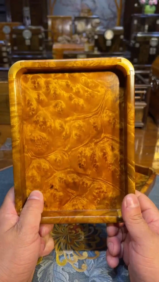 乌木类成套家具瘤疤茶盘s10