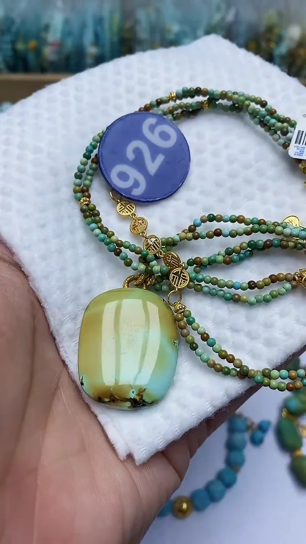 【闪购商品】绿松石项链未镶嵌926