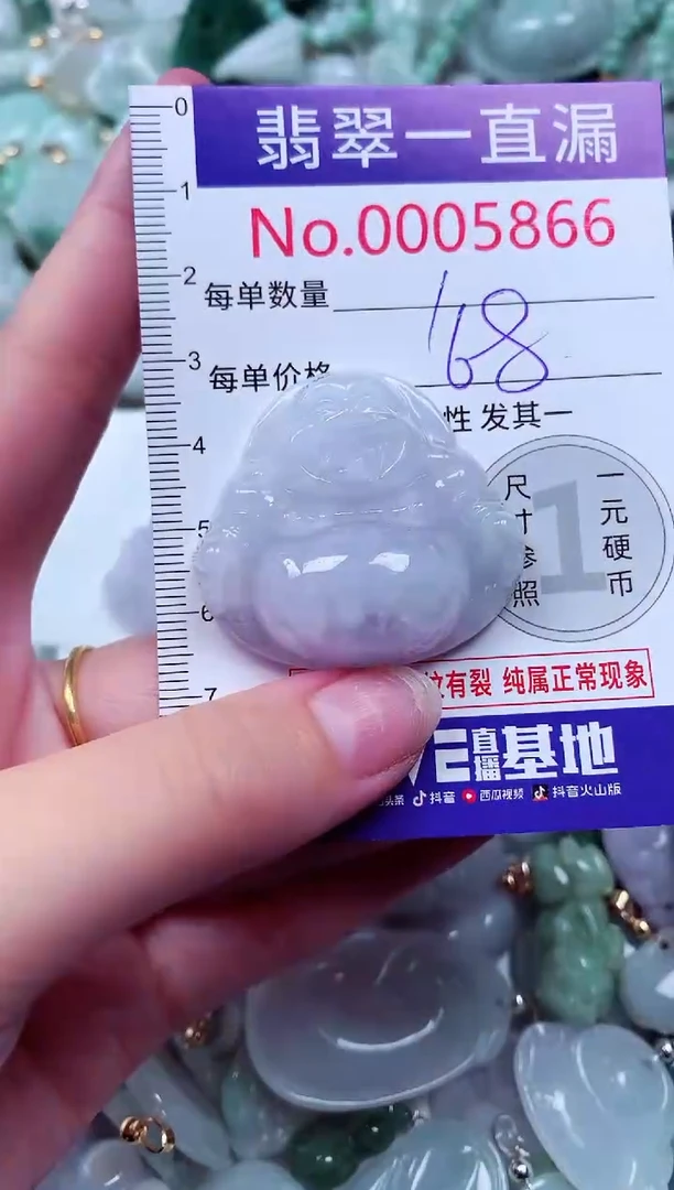 吊坠(不含链)未镶嵌翡翠5866