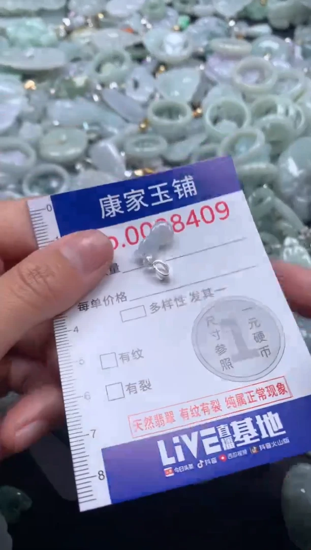 颈饰未镶嵌翡翠8409