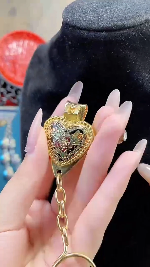 非遗手工景泰蓝指甲刀