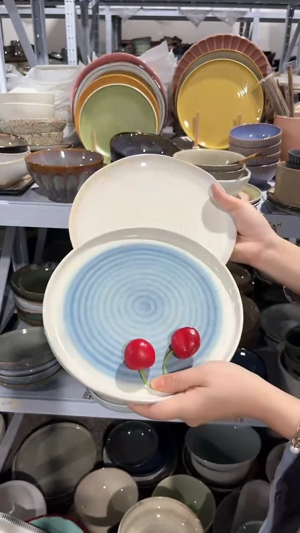 【闪购商品】瓷片外贸尾货瑕疵满20包邮X2 小盘组合