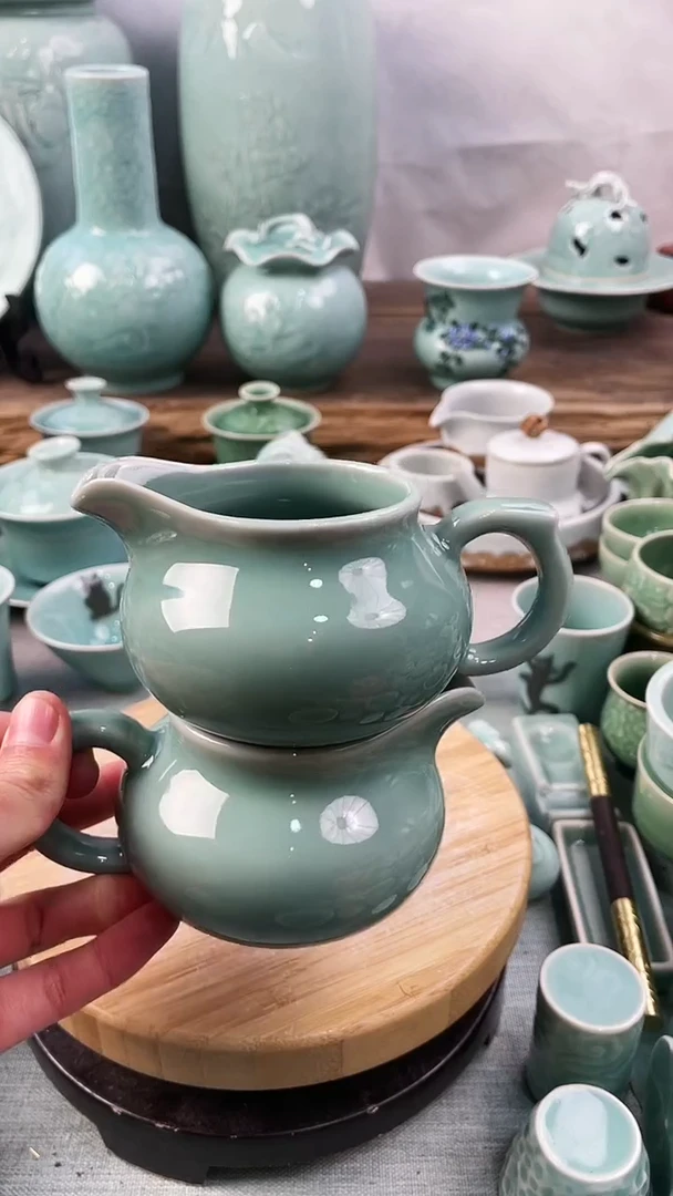 【闪购商品】2个 特价 微瑕 慧仙青瓷 福利福利