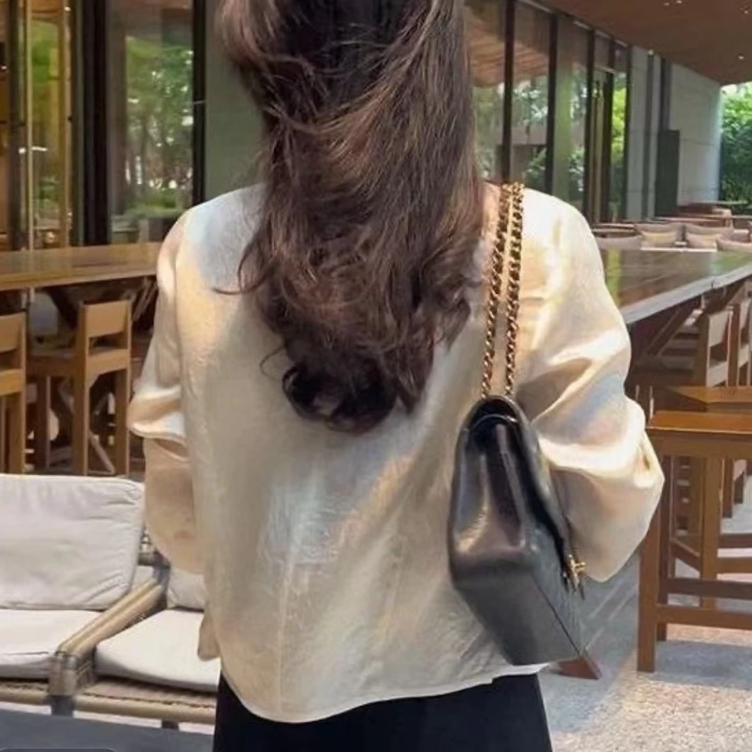 冰感南韩丝外套女夏季新款2025年爆款休闲流行开衫小个子薄款上衣
