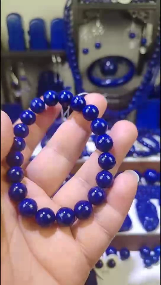 未镶嵌青金石手串天然原矿帝王青10mm