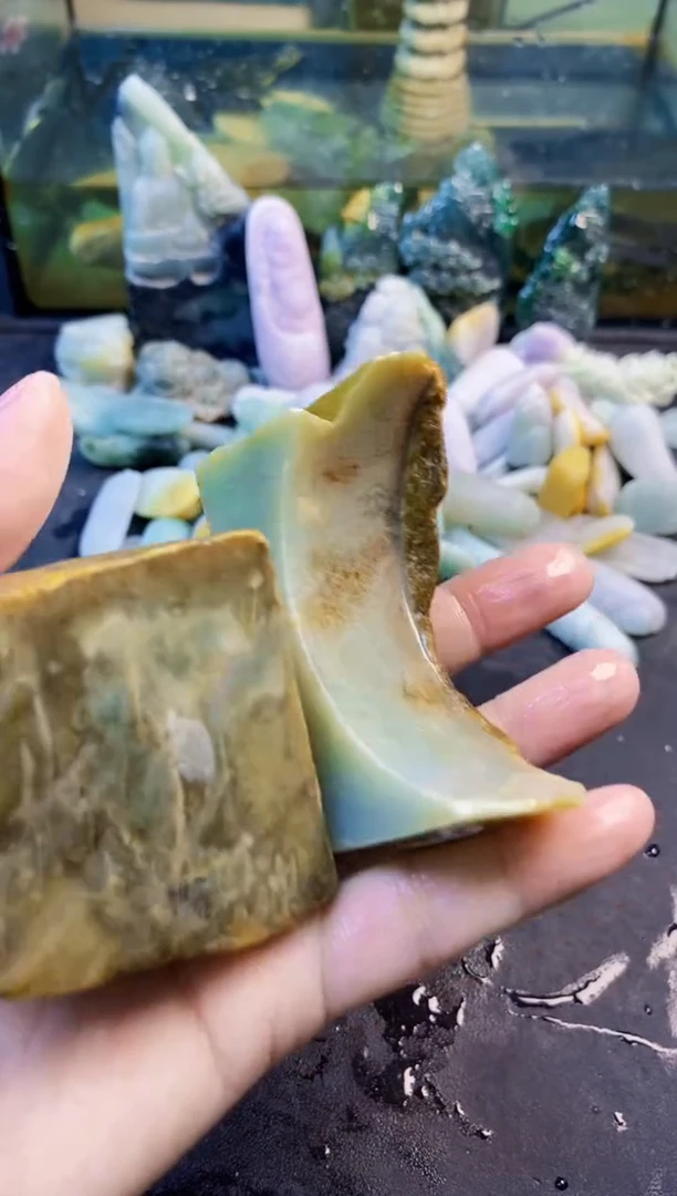 未镶嵌挂件翡翠天然翡翠059