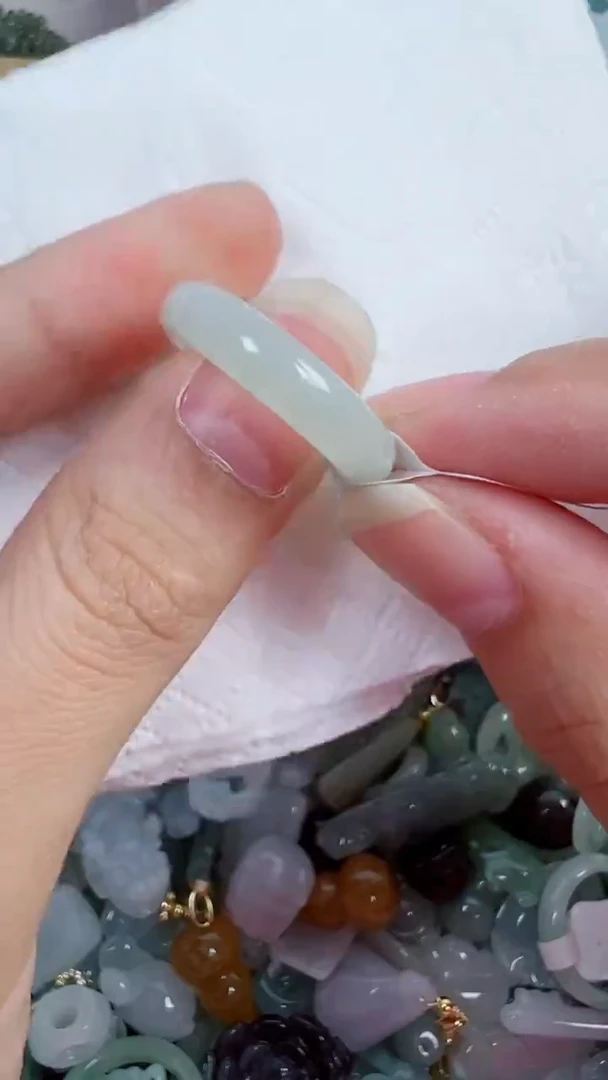 散珠翡翠558号链接，A货翡翠14