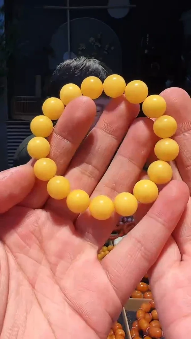 【闪购商品】蜜蜡手链未镶嵌11+单圈