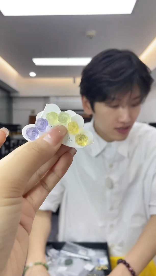 ·银S925镶嵌萤石多样性一件发货