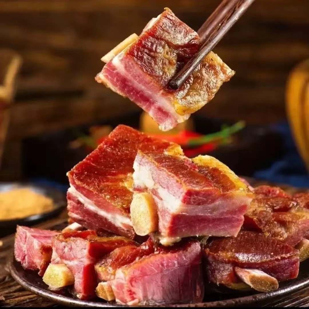 【农家腊排骨】买2斤送1斤 默认切小块 dy