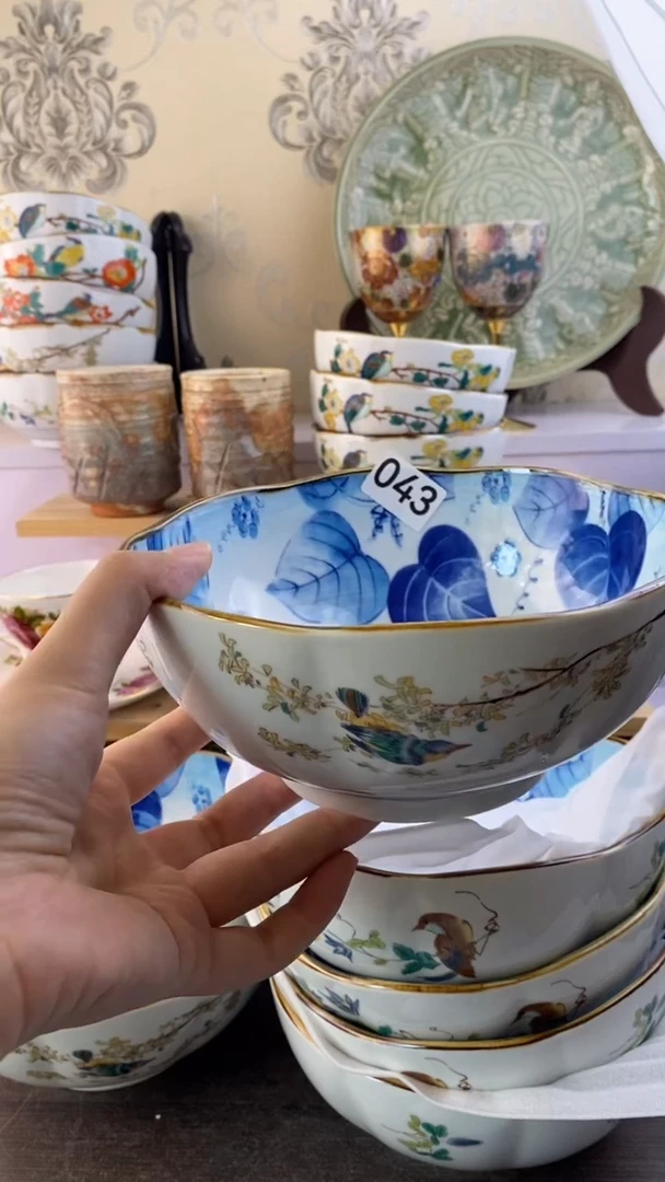 瓷片岁**好瓷器满38包邮满38包邮043
