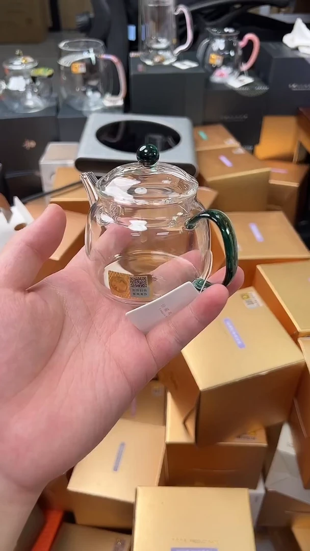 @@禾器晶彩言卿壶墨绿色