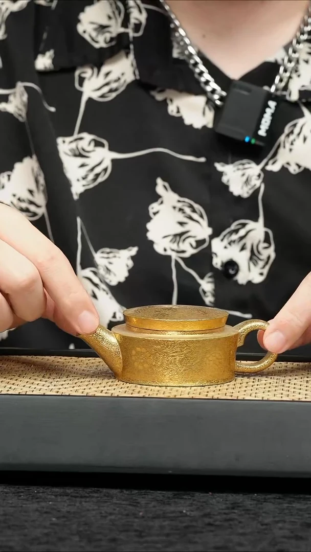 茶壶紫砂五堂 万花唐草巨轮