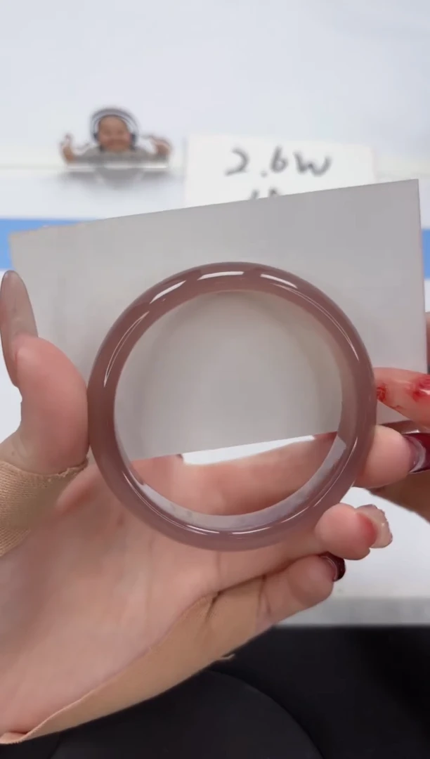 【闪购商品】石英质玉手镯未镶嵌A257-56.6