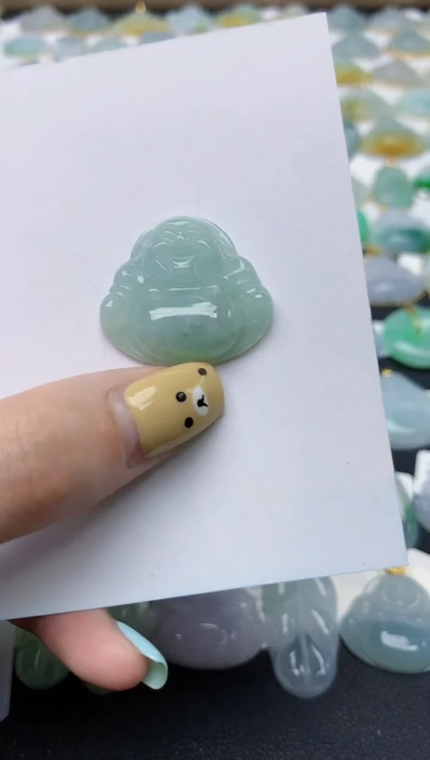 翡翠未镶嵌颈饰天然翡翠A货