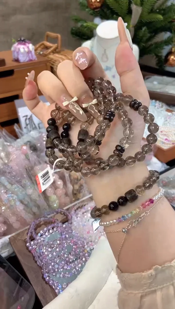 未镶嵌手串水晶孤品捡漏均匀瑕疵介意勿拍