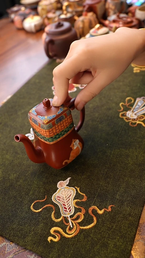 茶壶紫砂故宫帕帕