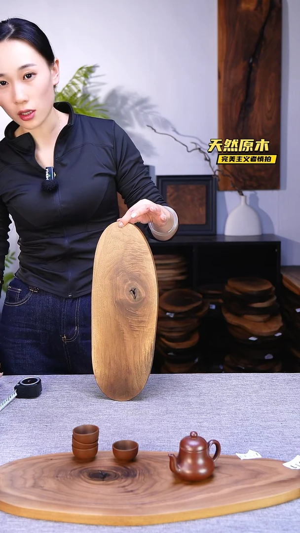 木北美黑胡桃原木.干裂疤结不属于商品质量问题完美主义者慎拍
