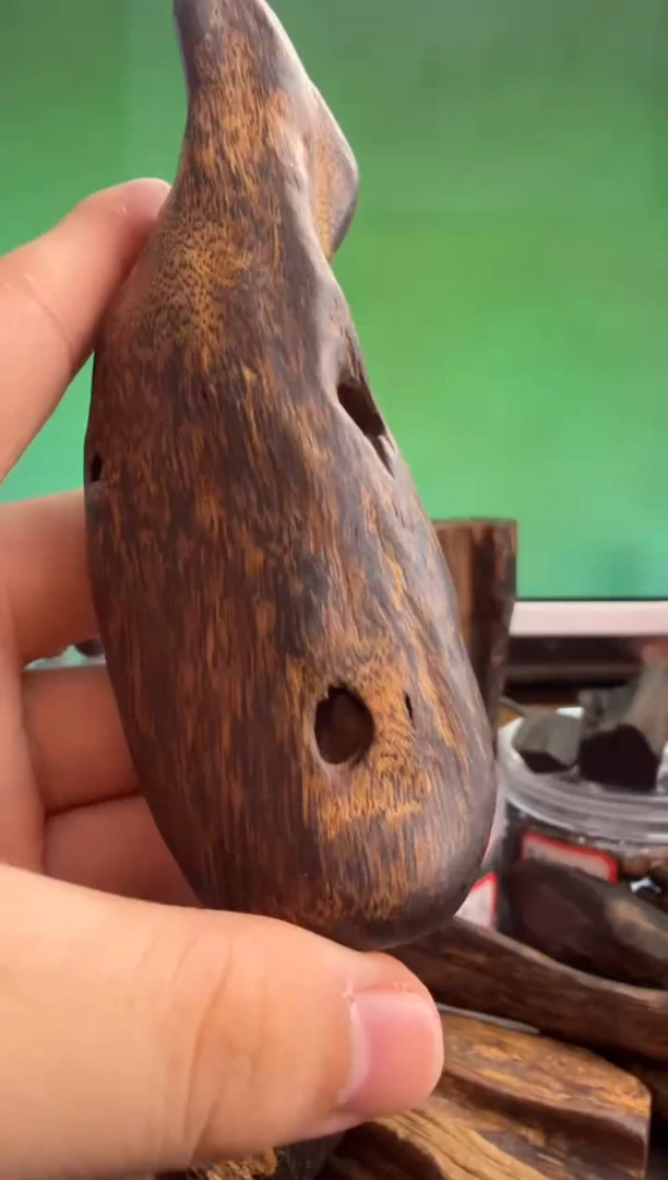 沉香手把件虫漏多样性发一