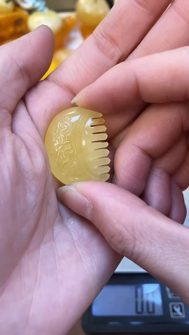 裸石琥珀未镶嵌天然琥珀蜜蜡