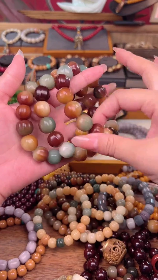 【闪购商品】菩提根/象牙果手串敦煌鲨鱼背1.4单圈（发其一）