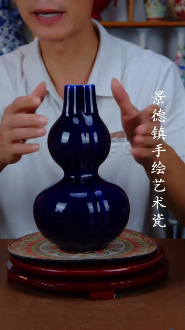 摆件景德镇手工手绘陶瓷摆件62