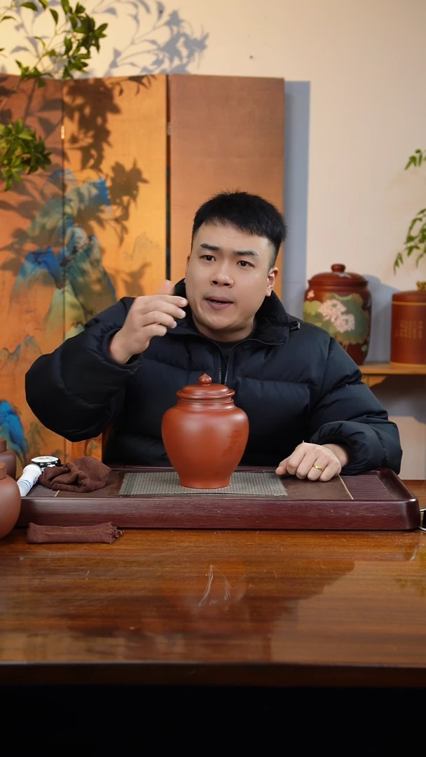 宜兴原矿紫砂茶叶罐