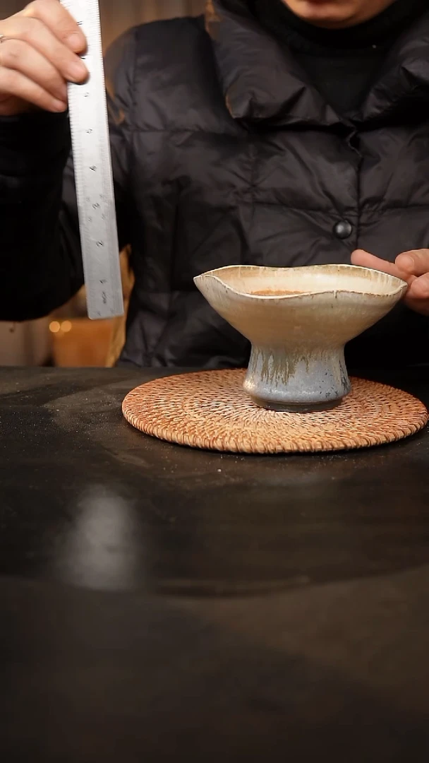 【闪购商品】瓷片泥泥手工花盆口12高8