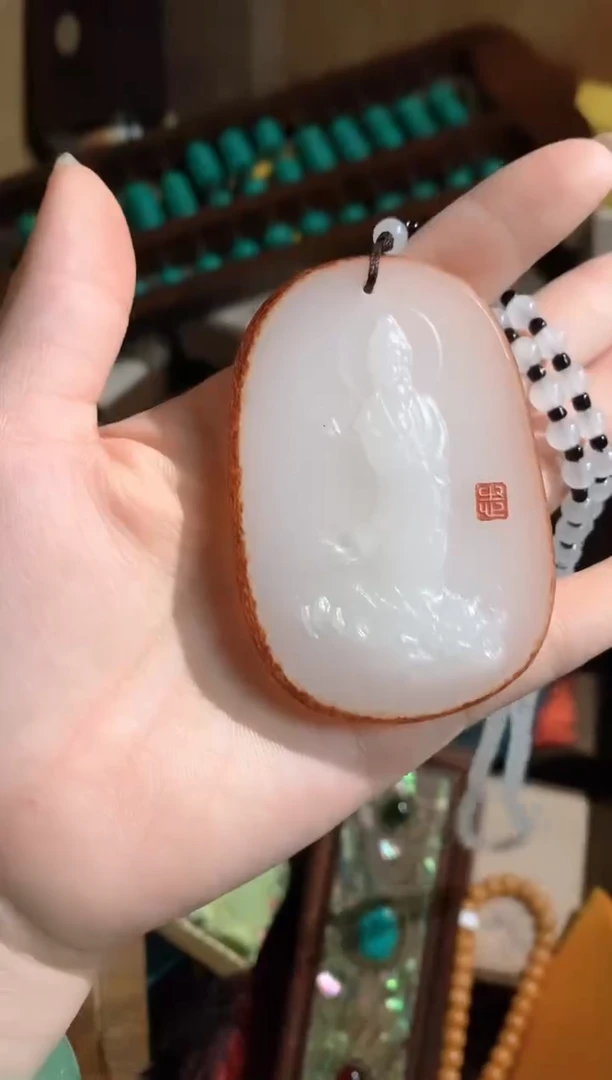 和田玉（子料）未镶嵌颈饰永玉阁精品专属摆件