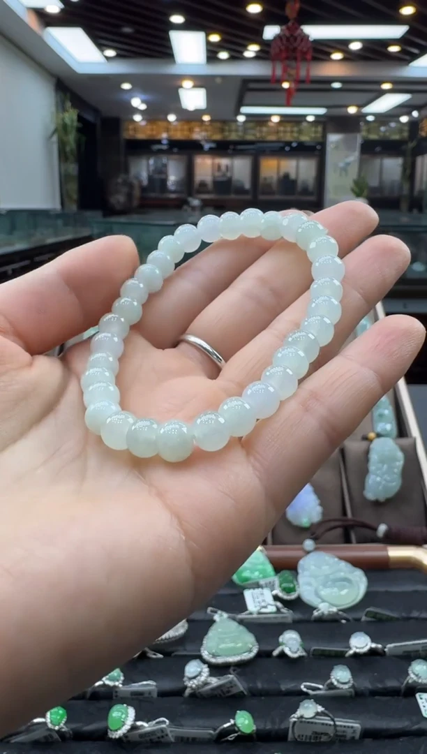 未镶嵌手串翡翠萍*手串