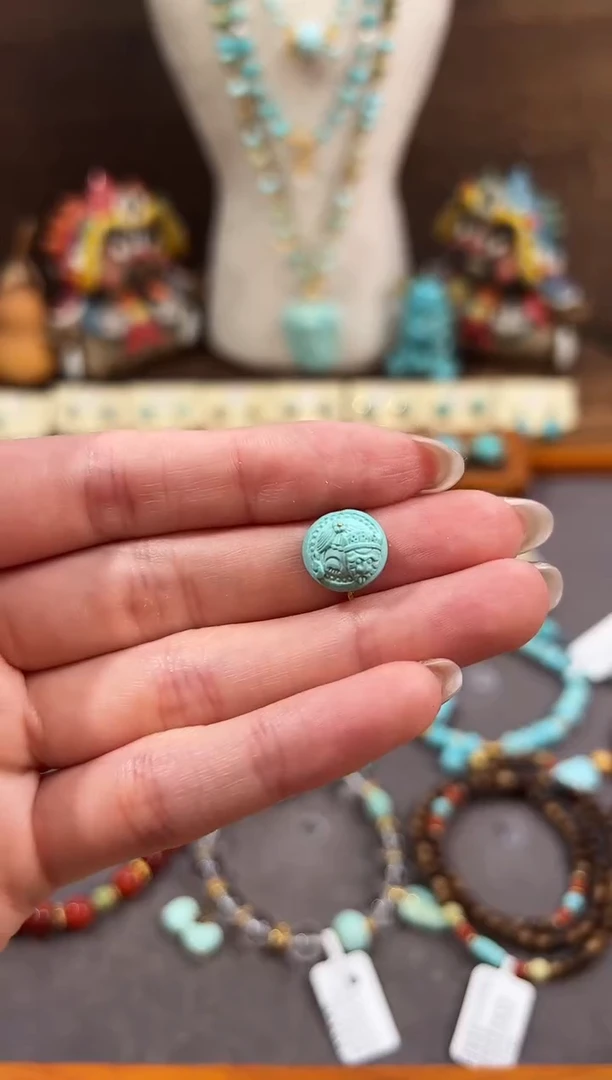 绿松石未镶嵌配饰绿松石配饰