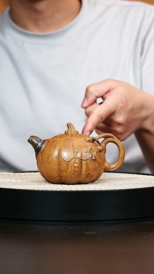 茶壶紫砂龙窑柴烧小南瓜