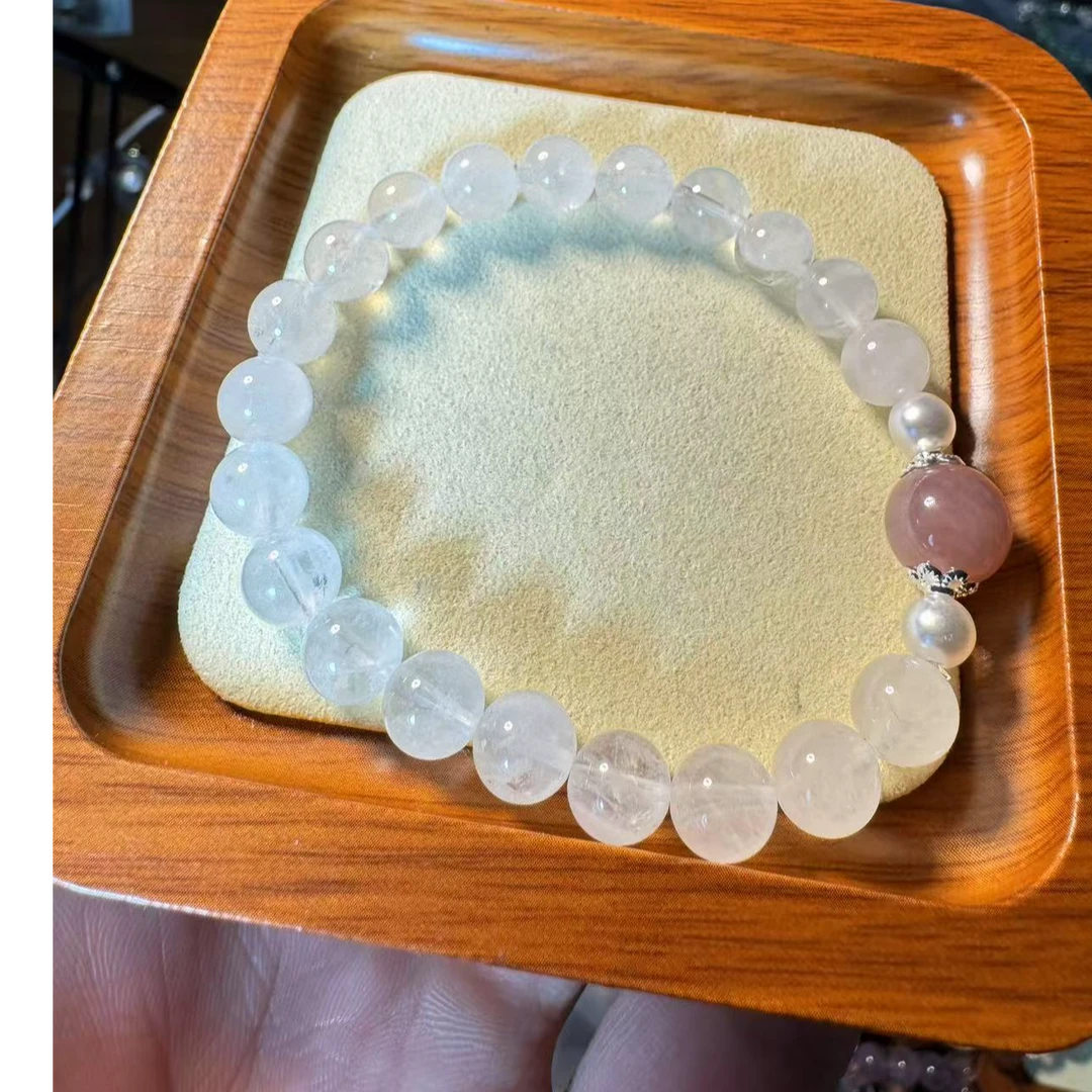 白幽灵紫马粉手串 棠禧诺A195