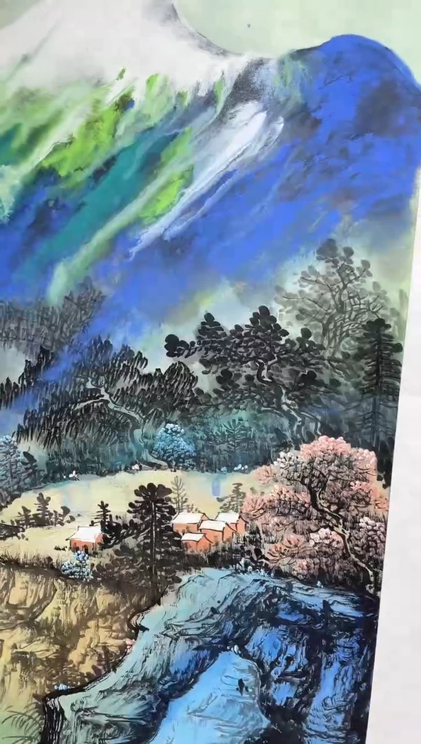 国画刘金玉老师亲笔手绘