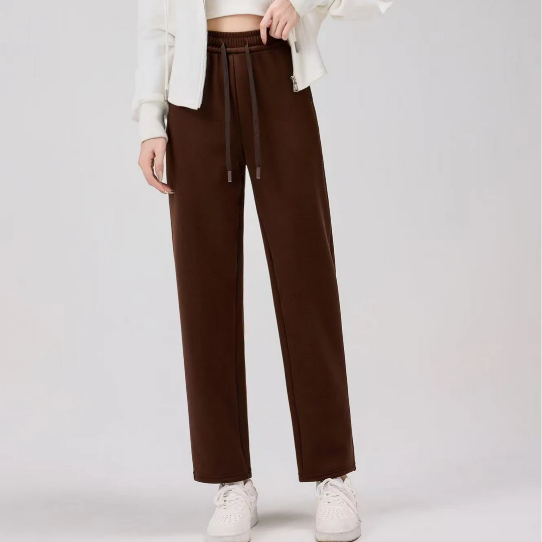 A 女士刺绣加绒加厚防风裤2420