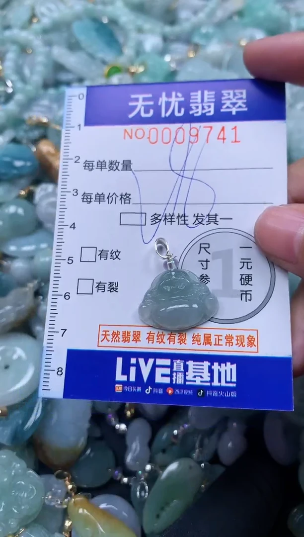 颈饰未镶嵌翡翠9741