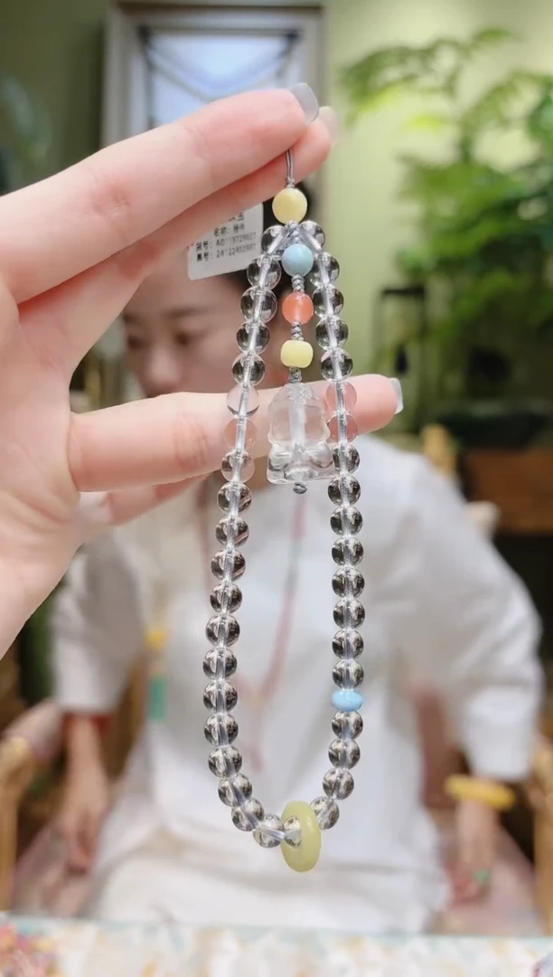 【闪购商品】水晶挂件未镶嵌无相佛白水晶挂件