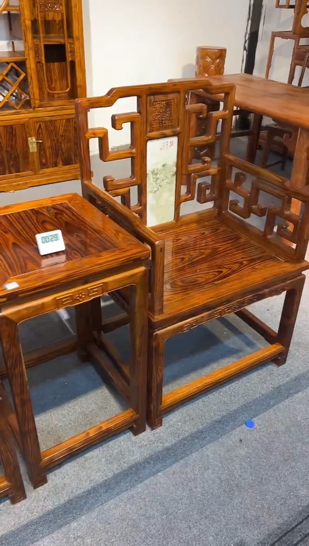 花梨木类木雕款椅子一对